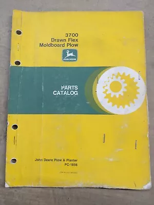 John Deere 3700 Drawn Flex Moldboard Plow Parts Catalog PC-1856 • $14.05