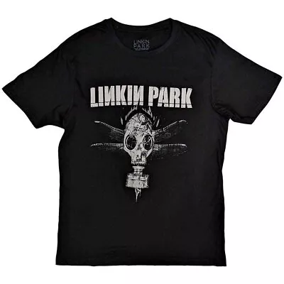 Linkin Park - Unisex - T-Shirts - Large - Short Sleeves - Gas Mask - K500z • £13.89