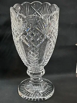 Beautiful Vintage Waterford Crystal Vase Large 13” Tall  #1 • $399