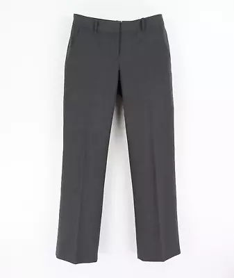 Victor Alfaro Dress Pants Straight Leg Womens 2R Gray Polyester Pockets Low Rise • $14.39