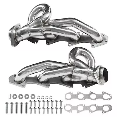 New Shorty Stainless Performance Headers For Dodge Ram 1500 2009-2018 5.7L HEMI • $175