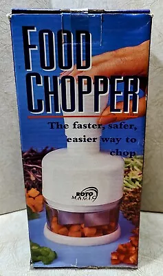 Roto Magic Food Chopper Brand New In Original Box Spring Loaded 8  Stainless ABS • $7.95