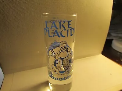 Vintage Lake Placid-NY- 4  Shooter  Shot Glass- Measures On Back- Hockey -new • $5.89