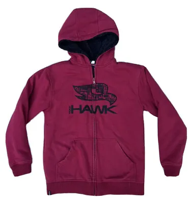 £11.81 • Buy TONY HAWK Hoodie Hooded Jacket Youth Boys Medium 10-12 Full Zip Faux Fur Lined