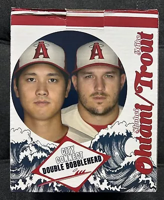 Angels Shohei Ohtani / Mike Trout City Connect Double Bobblehead SGA 7/1/23 • $74.99