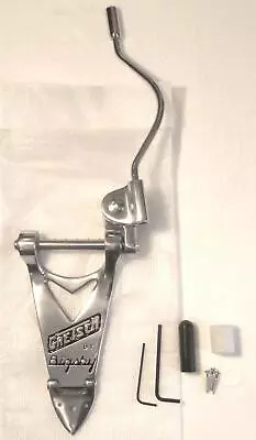 Bigsby® Gretsch Logo B3CW Chrome Vibrato Tailpiece~Chet Atkins Arm~USA~BLEM New • $159.95