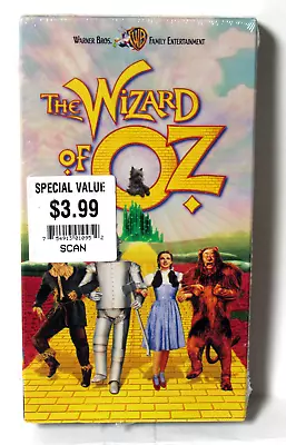 The Wizard Of Oz (VHS 1939) *BRAND NEW/SEALED* Judy Garland VIDEO VCR TAPE • $4.75
