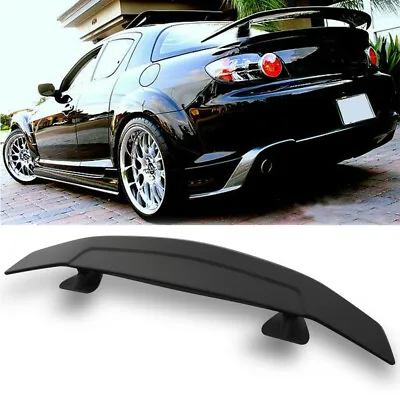 46  Rear Trunk Spoiler Wing GT Style Racing Wing Matte Black For Mazda RX-8 RX8 • $89.11
