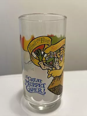 Vintage 1981  The Great Muppet Caper  McDonalds Collector Glass Kermit The Frog • $12.99