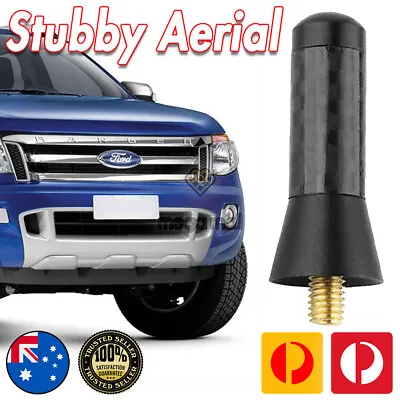 $19.90 • Buy Black Carbon Antenna Aerial Stubby Bee Sting For Ford PX Ranger Raptor