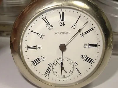 Waltham Canadian Pacific 18s 17J Pocket Watch Model 1883 In Silveroid 55mm Case • £1158.16