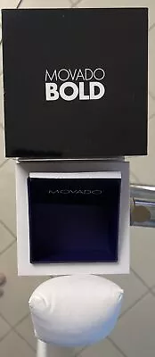 Movado Bold Black/white Single Slot Watch Gift Box With Warranty/manual Booklet • $9.99
