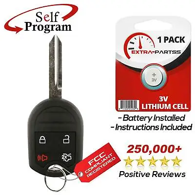 For 2005 2006 2007 2008 2009 2010 2011 2012 2013 2014 Ford Mustang Key Remote • $9.95