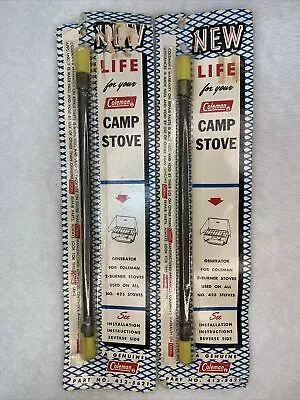 2 New Old Stock Coleman 425 Stove Generator 2 Burner Camp Stove 412 - 5621 • $34.95