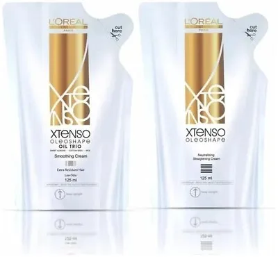 Loreal X-Tenso Oleoshape Smoothing Straightener 125ml+ Neutralizing Cream 125ml • $25.19