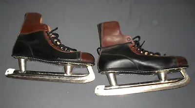 Vintage Men's Hockey Skates National Pro Model Size 12 By S.S.S. Japan • $5.48