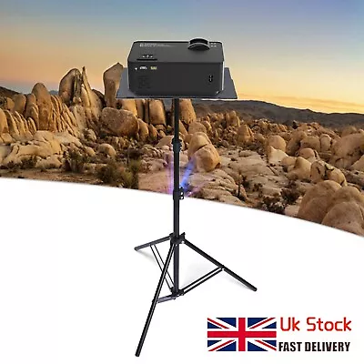 Laptop Projector Stand Heavy Duty Tripod Mount Height Adjustable 22  To 66  Q5I9 • £21.43