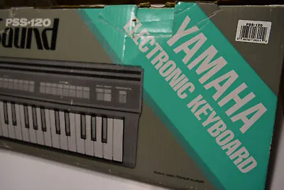 Yamaha PSS-120 PortaSound 32-Key Synthesizer Keyboard With Box/packimg/key Sheet • $49.95