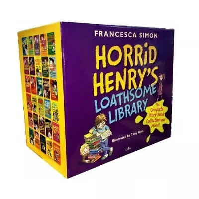 Horrid Henrys Loathsome Library Collection 30 Book Set By Francesca Simon • £25.99