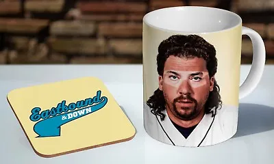 Eastbound And Down Kenny F Powers Tea / Coffee Mug Coaster Gift Set • £10.85