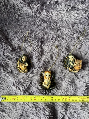 £15 • Buy Jasmine Becket-Griffith Hanging Fairy Figurine Ornaments Bundle Lute Lyre Guitar
