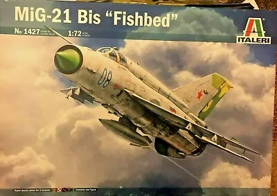 1/72 Russian MiG-21 Bis  Fishbed  ~ Italeri No. 1427 • $19.99