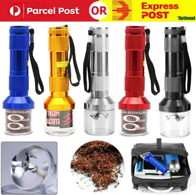 Aluminum Quickly Electric Tobacco Grinder Crusher Herb Spice Smoke Grinders New • $14.50