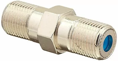 PPC F81 Barrel 3GHz Coax Cable Female Splice Connector RG6 Directv Dish CF81GHZC • $5.90