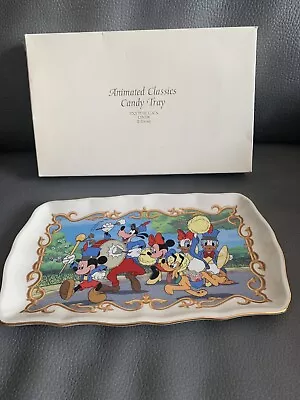 Lenox Disney Porcelain Candy Tray Dish Animated Classics 9  Fab 6 Mickey Mouse • $18