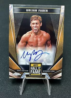 Urijah Faber 2024 Topps Chrome Ufc Hall Of Fame Auto Sp #hfa-ufa Autograph • $19.99