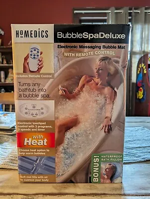 Homedics BMAT-2 Electric Bubble Bath Tub Spa Deluxe Massaging Heat With Remote • $120