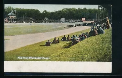 C 1920 RPPC Post Card Baseball Game Worcester Massachusetts SWSW The Oval PC • $45