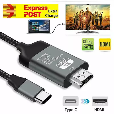 $16.95 • Buy 4K USB Type C To HDMI Cable Adapter For Samsung Galaxy Note 20 10 9