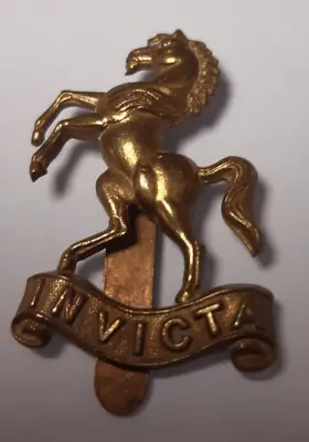 The West Kent Yeomanry (Queen's Own) Military Badge: 1916-18 • £10