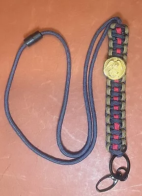 United States Marine Corps Charlie Uniform W/ Gold Button Paracord ID Lanyard • $15