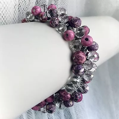 Viva Beads Handmade Crystal Beads Bracelet NWT • $21.90