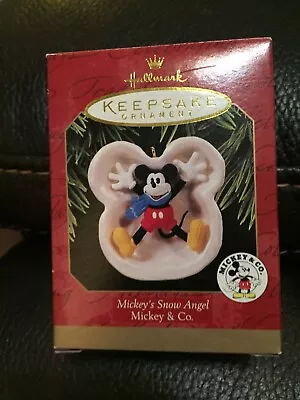 1997 Hallmark Keepsake Disney Mickey's Snow Angel. Mickey & Co.  • $5.99