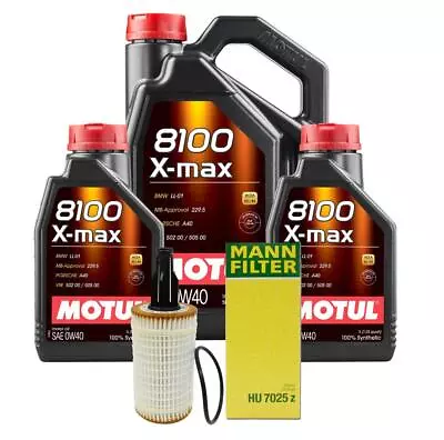 Motul + OEM Engine Oil Change Kit (0W-40) (7 Liter) (X-Max 8100) • $102.95