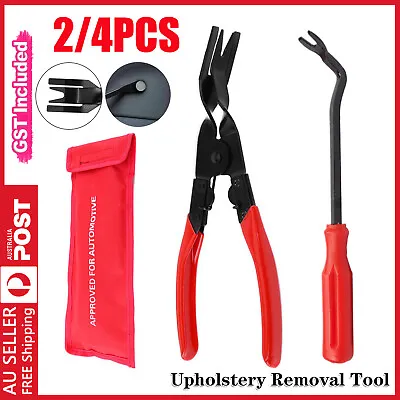 $16.45 • Buy 2/4PCS Car Door Card Panel Trim Clip Removal Pliers Upholstery Removal Tool AU