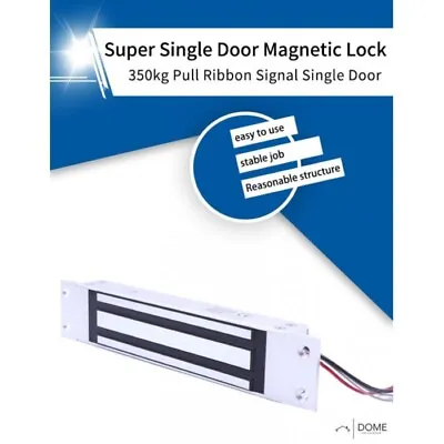Slimline Mortice Magnetic Lock MagLock 350kg Security Gate Access Control DC12V • £21.45