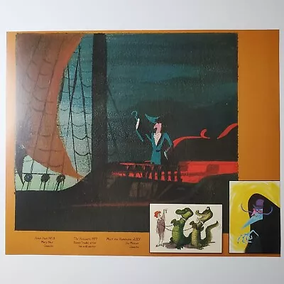 Mary Blair Lithograph Disney Poster Peter Pan Rescuers Madame Madusa Hook • $12