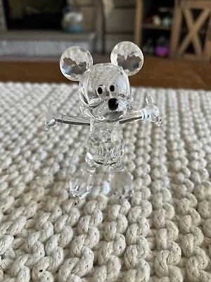 Swarovski Crystal Disney Mickey Mouse Figurine Showcase Collection Mint No Box • $195
