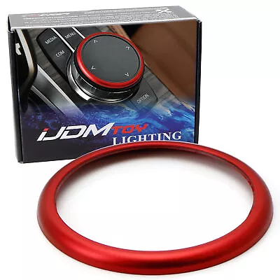 JDM Red Center Console Multimedia Knob Decoration Trim For Toyota Supra GR A90 • $12.59