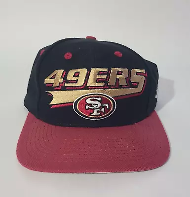 Vintage San Francisco 49ers Logo Athletic Embroidered Snapback Hat/Cap • $45