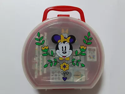 Minnie Mouse Stationery Set Stamp Colored Pencil Disney Retro Vintage  • $46