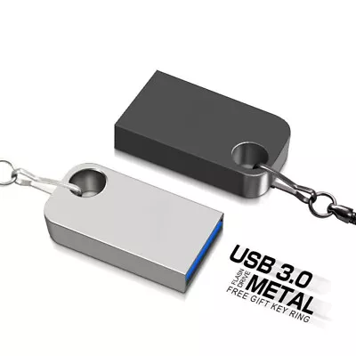 Mini Silver Metal UDisk 4GB USB 3.0 Flash Drive Memory Stick USB Storage Device • $4.73
