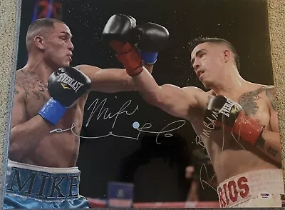 Brandon Rios Vs Mike Alvarado Dual Signed 16x20 Photo PSA/DNA #2 • $180