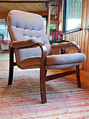 Chair Vintage Relaxing 60er Retro Easy Danish Modern 70er Farstrup 64 • $424.80