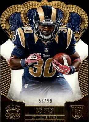 $4.50 • Buy 2013 Crown Royale Gold St. Louis Rams Football Card #199 Zac Stacy /99 