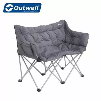 Outwell Sardis Lake Double Chair Camping Caravan Garden Chair - NEW 2024 Model • £134.99